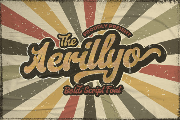 Aerillyo: A Curved Script Font for Branding with Vintage Soul