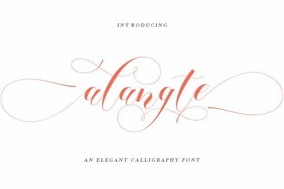 Alangte: A Modern Script Font for Designers Who Want Elegance Without the Hassle