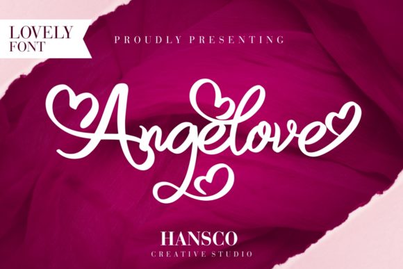 Angelove: A Fun Script Font That Makes Gifts Feel Personal