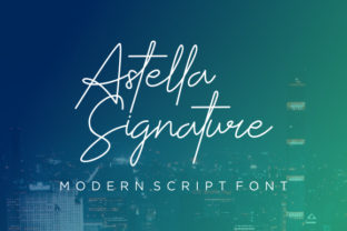 Astella Signature: A Minimalist Script for Modern Design
