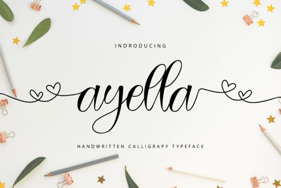 Ayella: A Cute Casual Handwritten Font for Creatives