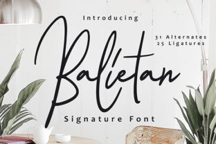 Balietan: The Flowing Script Font That Fits How You Actually Create
