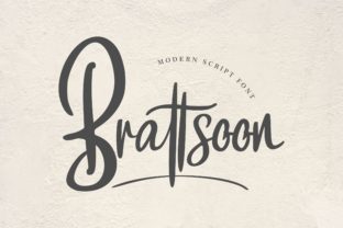 Brattsoon: A Friendly Script Font for Modern Design