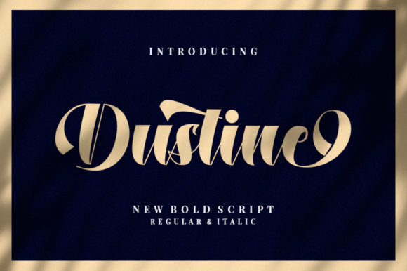 Dustine: The Bold Playful Script That Brings Designs to Life