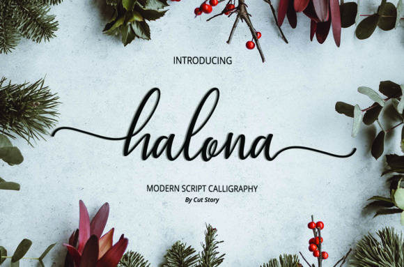 Halona: A Modern Handwritten Font That Brings Everyday Projects to Life