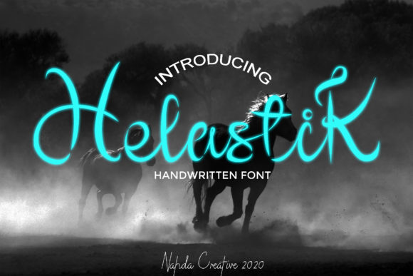HelastiK: A Distinct and Beautiful Script Font