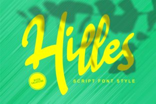 Hilles and Hilles: A Fresh Script Font Full of Energy