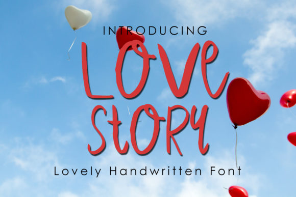 Love Story Font: A Friendly Script for Crafting Projects