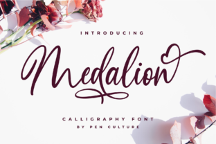 Medalion: A Modern Script Font That Brings Warmth and Character to Every Project