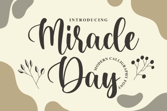 Miracle Day: A Handwritten Font That Feels Like Sunshine