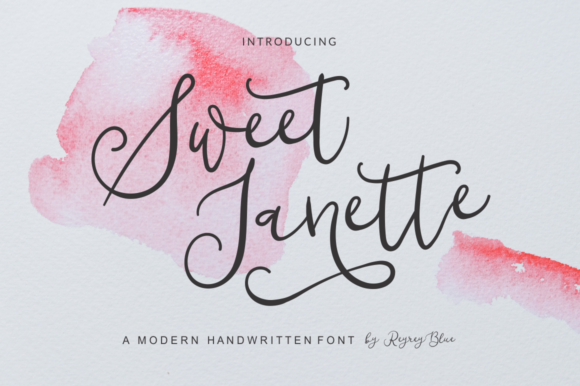 Sweet Janette: Classic Typography for Modern Design
