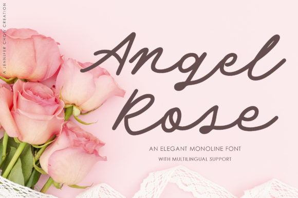 The Quiet Confidence of Angel Rose: Why This Monoline Script Is Redefining Visual Communication